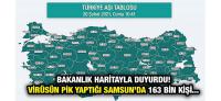 Bakanlık haritayla duyurdu! Virüsün pik yaptığı Samsun'da 163 bin kişi...