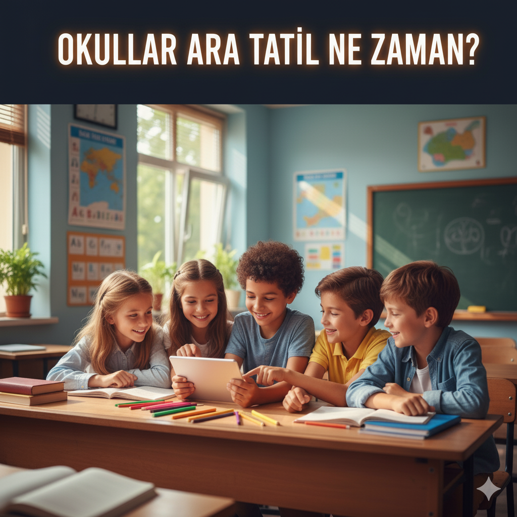 OKULLARIN TATİL TARİHLERİ 2025-2026! İlk ara tatil ne zaman? 2026 - 2026 ara ve yarıyıl tatili tarihleri