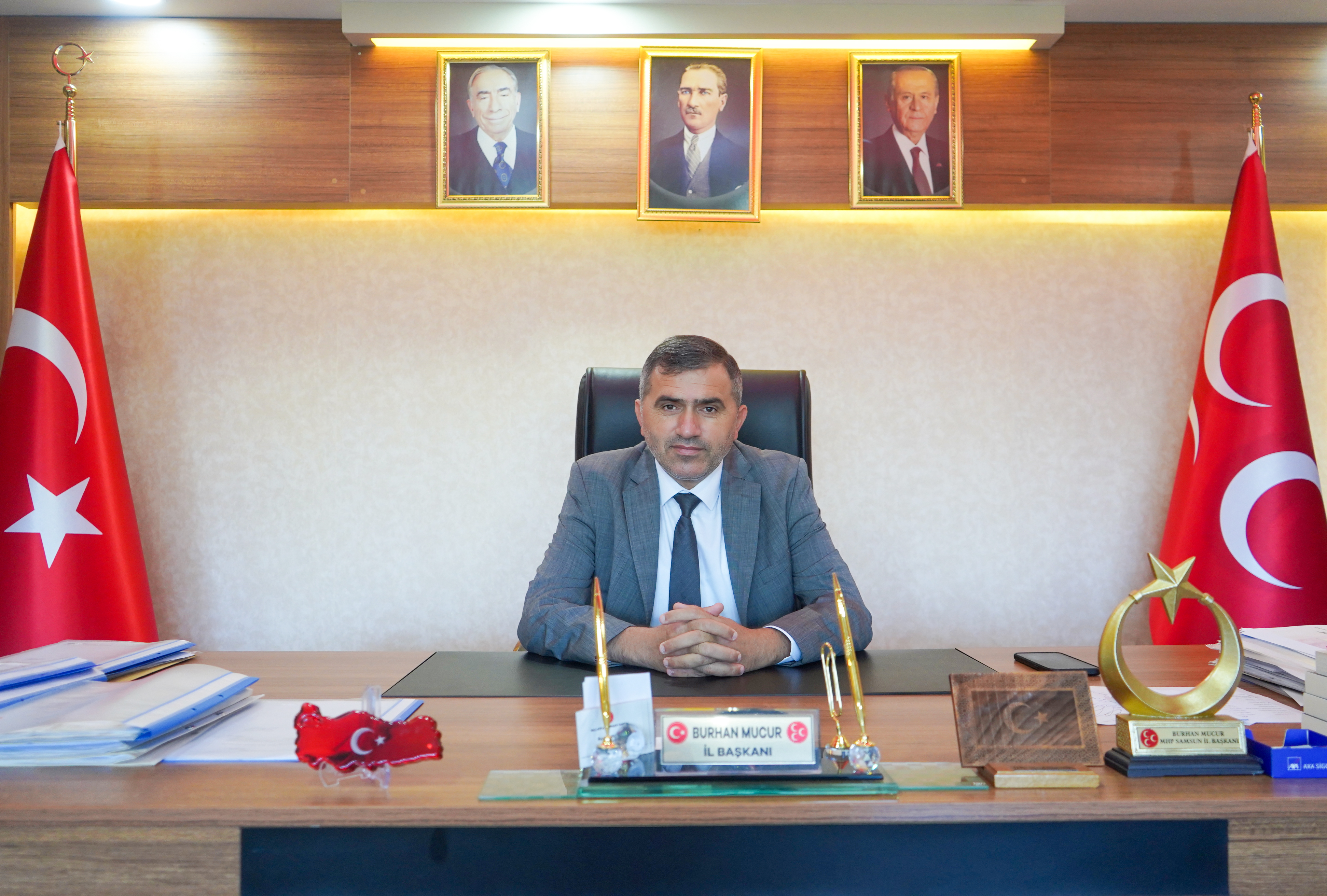 MHP Samsun İl Başkanı Burhan Mucur’dan 10 Kasım Mesajı