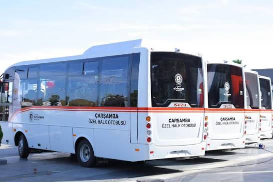 Çarşamba Otobüslerinde SAMKART Dönemi Başladı