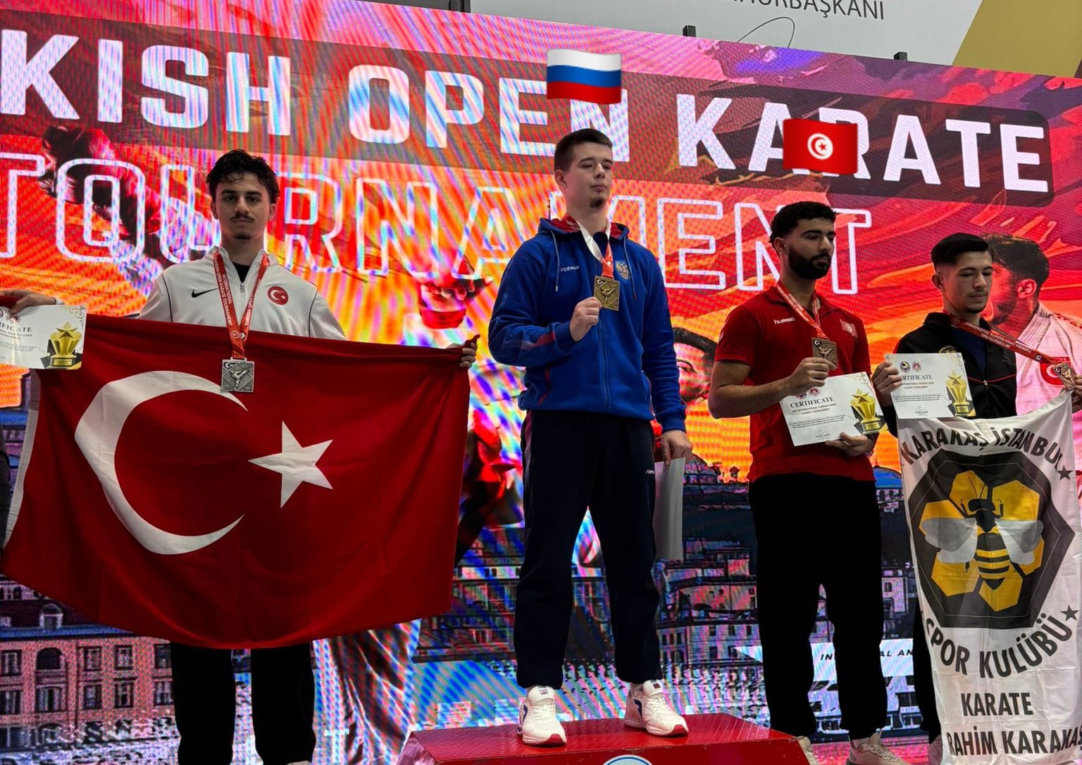Sporcularımızdan Uluslararası Turkish Open Karate Turnuvası’nda Büyük Başarı