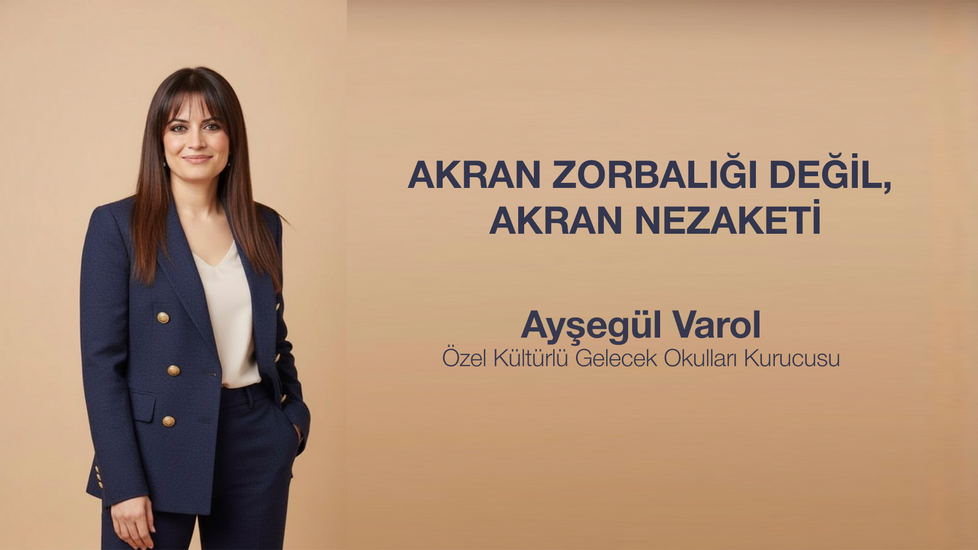 AKRAN ZORBALIĞI DEĞİL, AKRAN NEZAKETİ