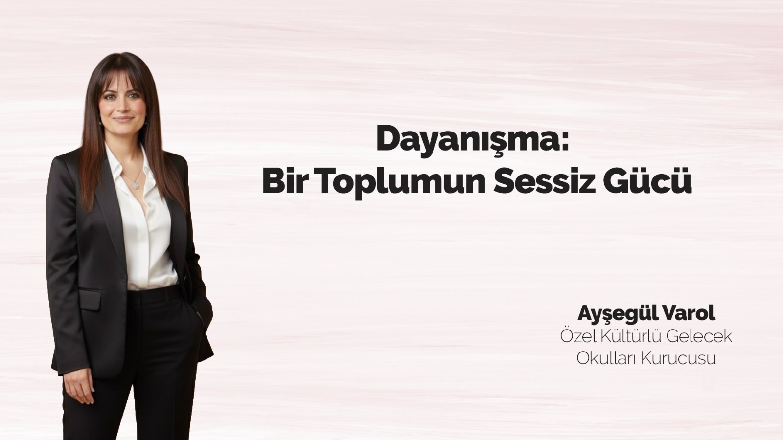 Bir toplumun sessiz gucü
