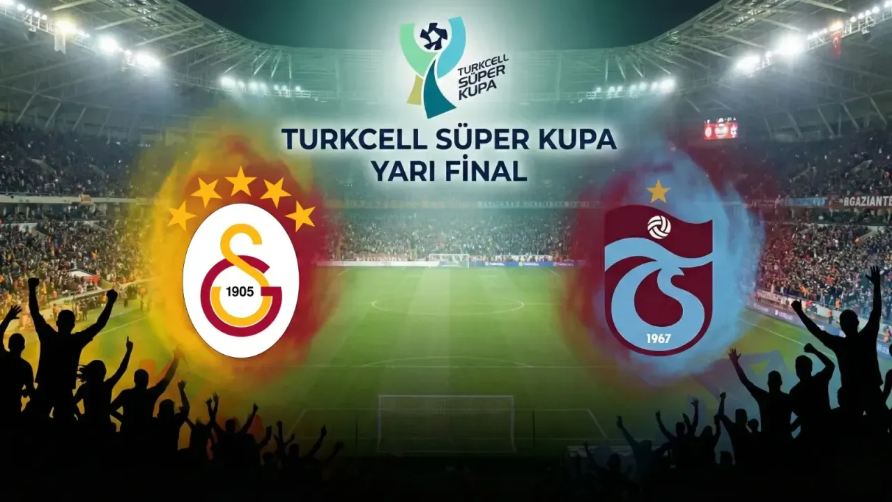 Galatasaray ile Trabzonspor Süper Kupa’da Karşı Karşıya
