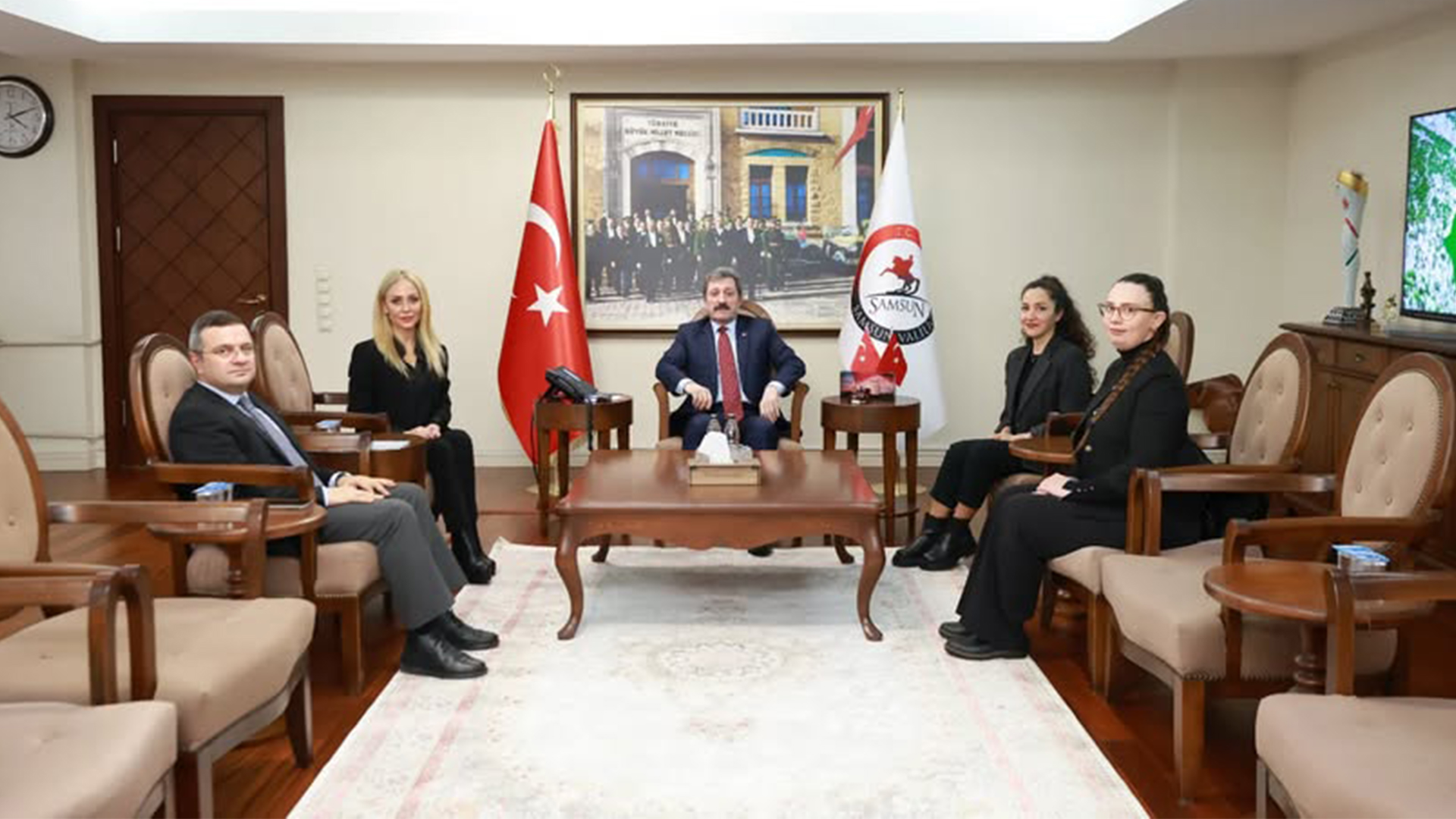 Türkiye Fizyoterapistler Derneği Samsun İl Temsilciliği’nden Vali Orhan Tavlı’ya Ziyaret