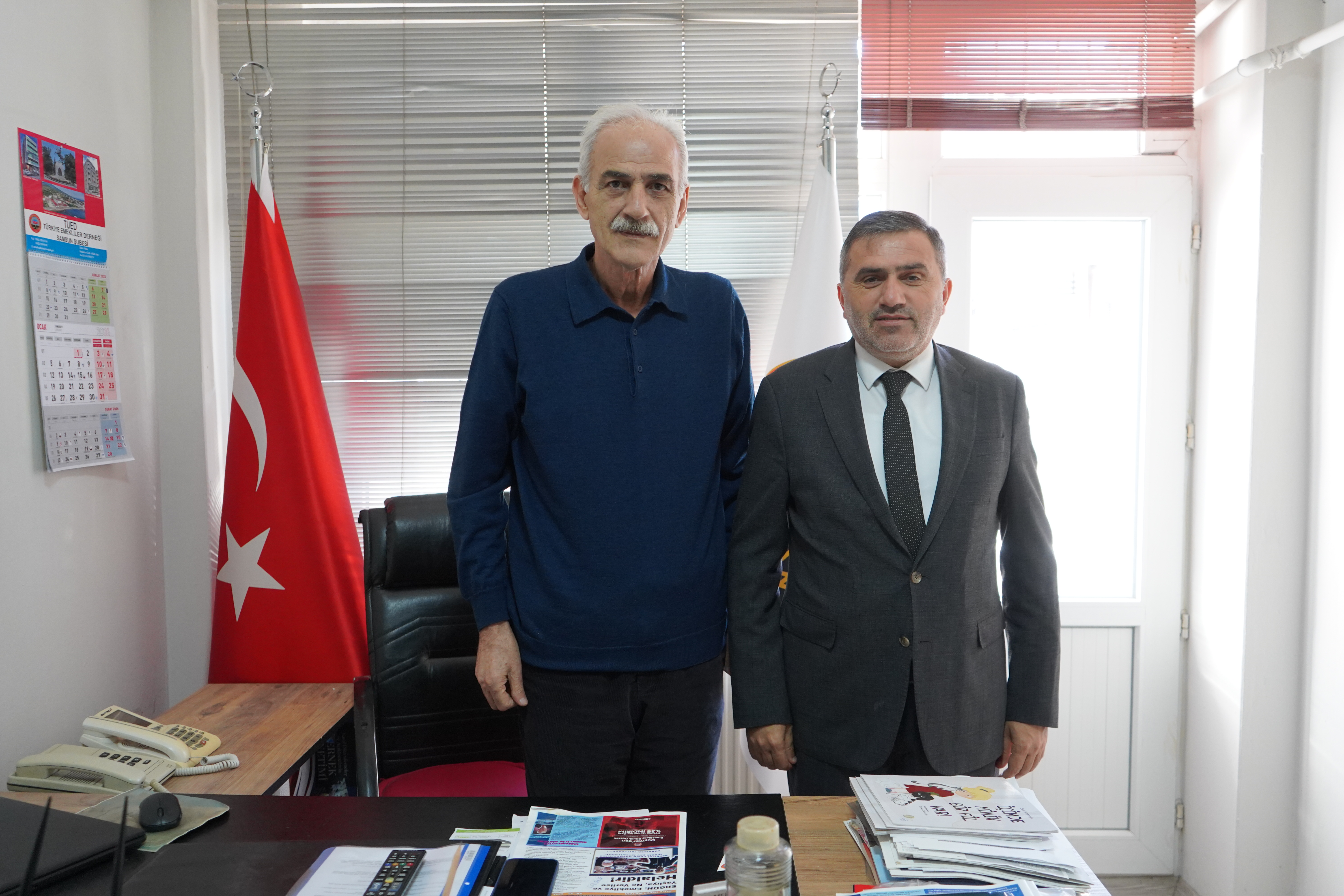Bahçeli Söyledi, Mucur Sahaya İndi: MHP Samsun’dan Emekli Derneklerine Ziyaret