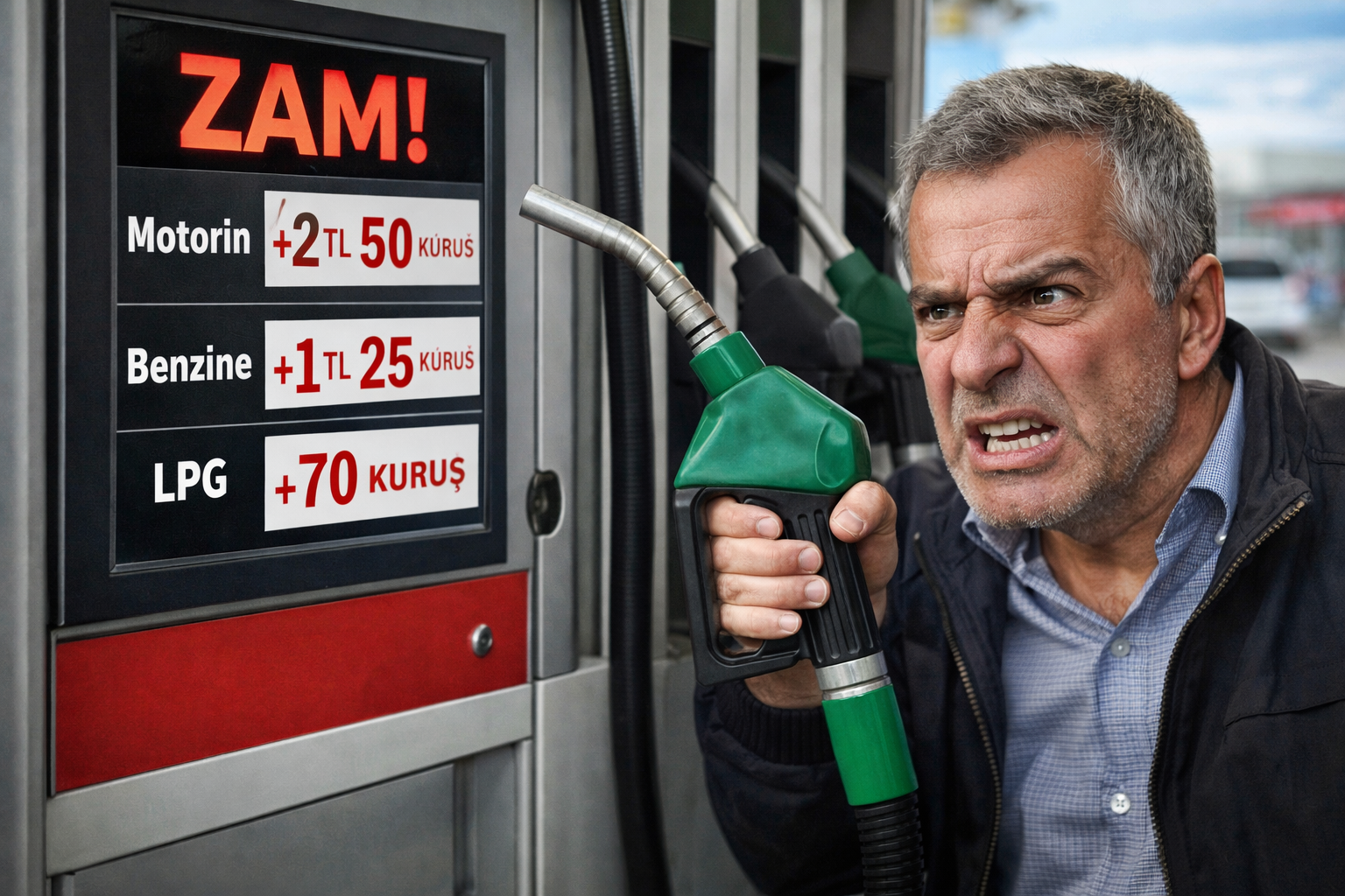 Akaryakıta Peş Peşe Zam! Motorin, LPG ve Benzin Fiyatları Artıyor