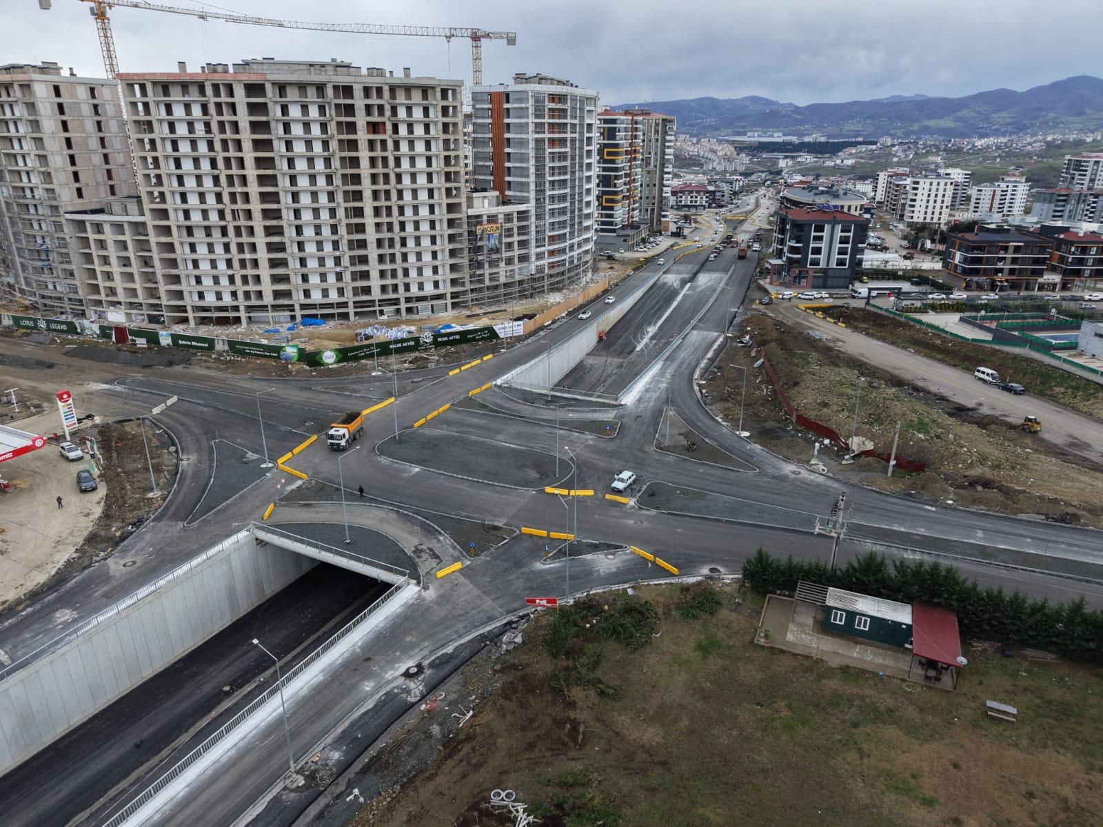 BAŞKAN DOĞAN’DAN RTE BULVARINA YAKIN TAKİP  BULVARIN İKİ ÖNEMLİ BAĞLANTI YOLU TRAFİĞE AÇILDI
