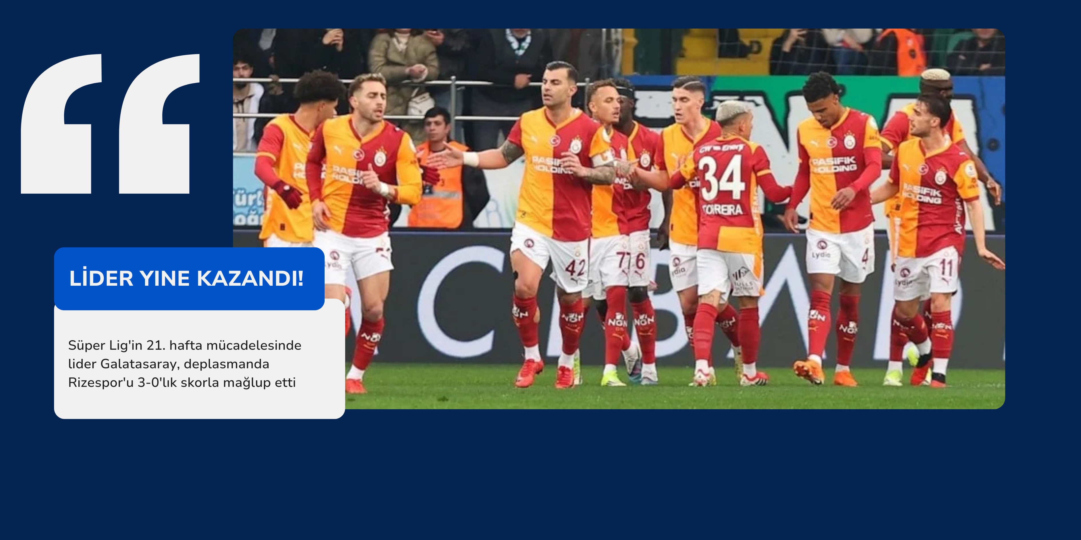 Galatasaray yine kazandi
