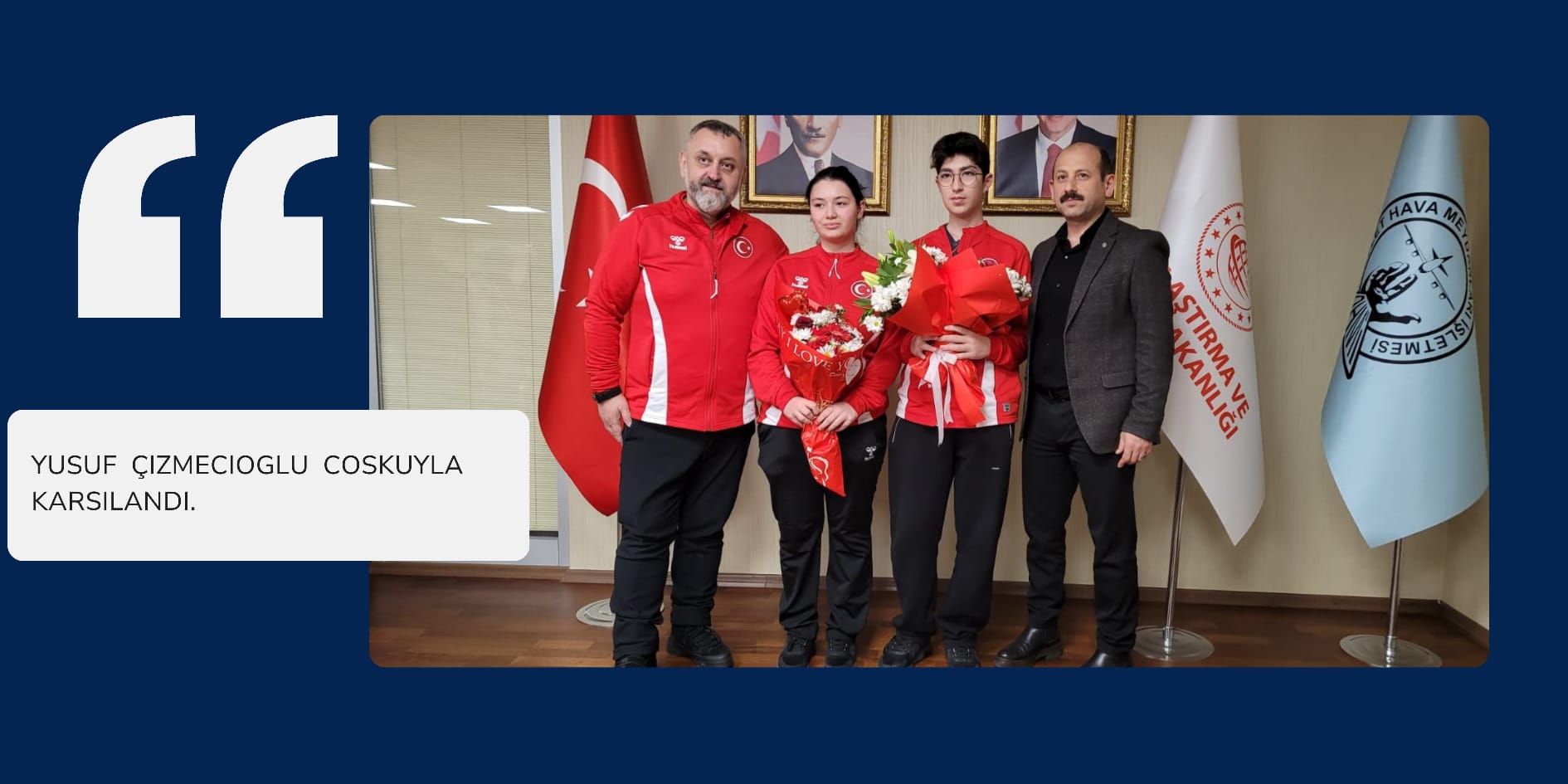 Yusuf Çizmecioğlu Coşkuyla Karşılandı