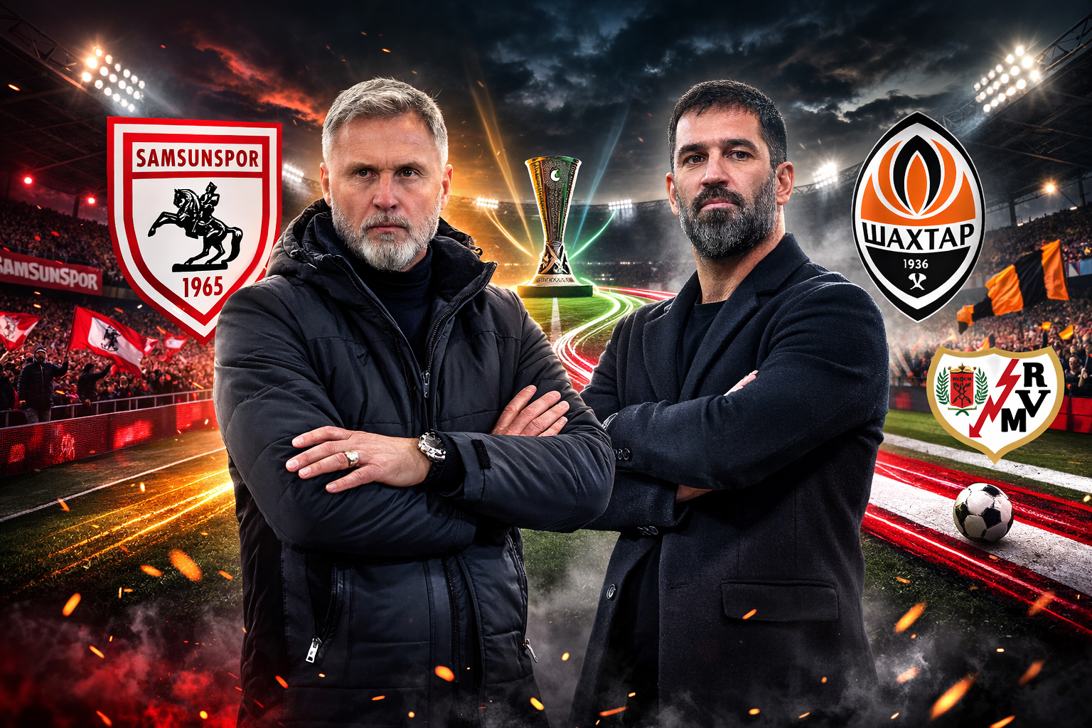 Samsunspor turu geçerse rakip Arda Turan’lı Shakhtar veya Rayo Vallecano olacak