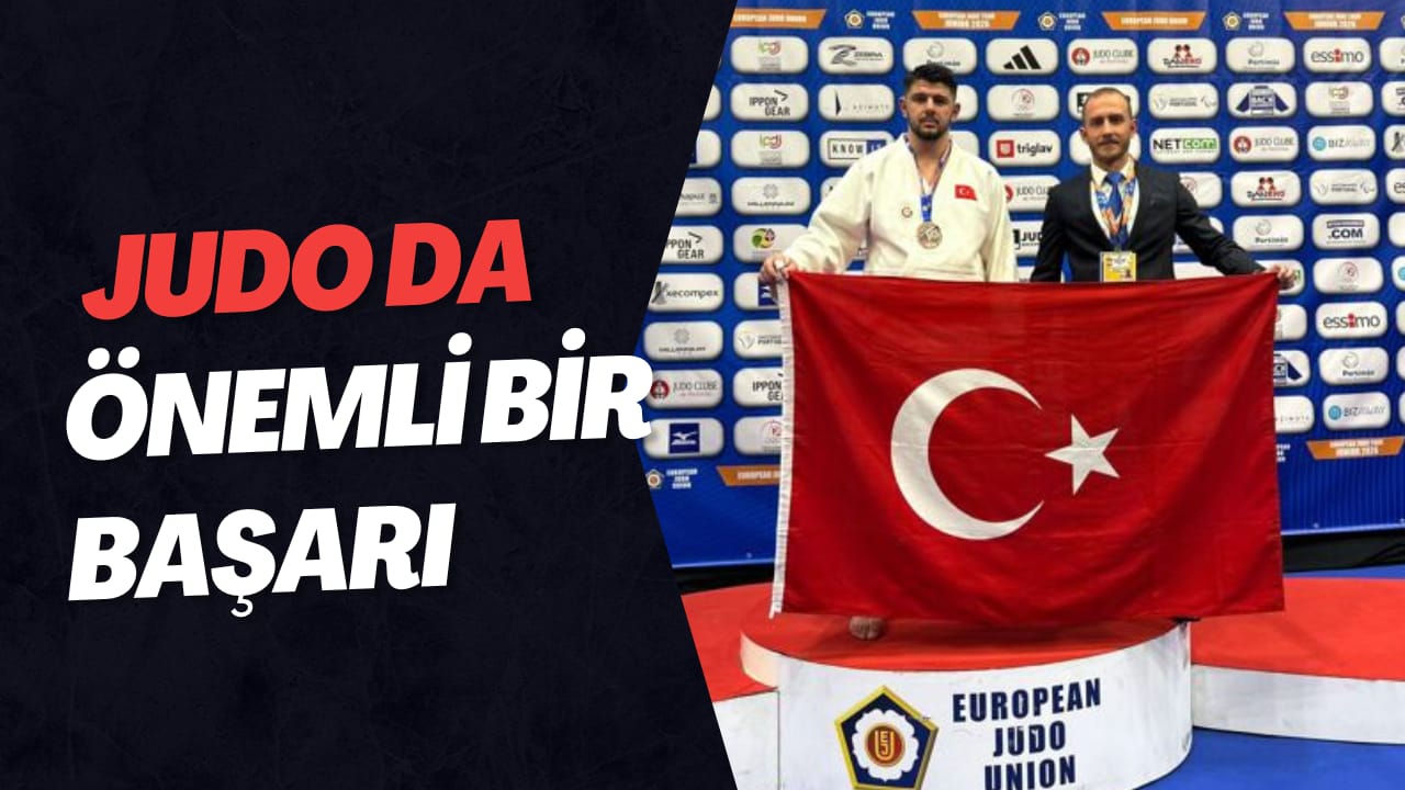 Samsunlu Judocu Mahmut Can Maden Avrupa Kupası’nda İkinci Oldu