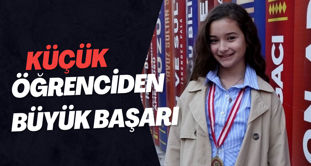 Kücük ögrenciden buyük başarı