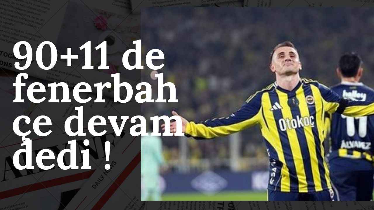 Fenerbahçe devam dedi