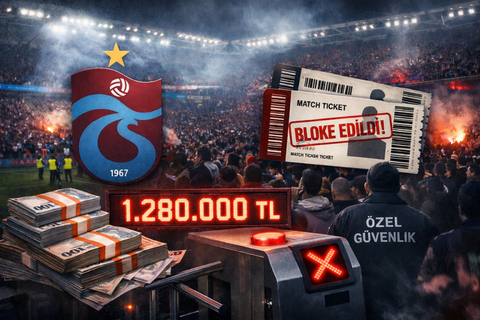 TRABZONSPOR BÖYLE CEZA GÖRMEDİ !