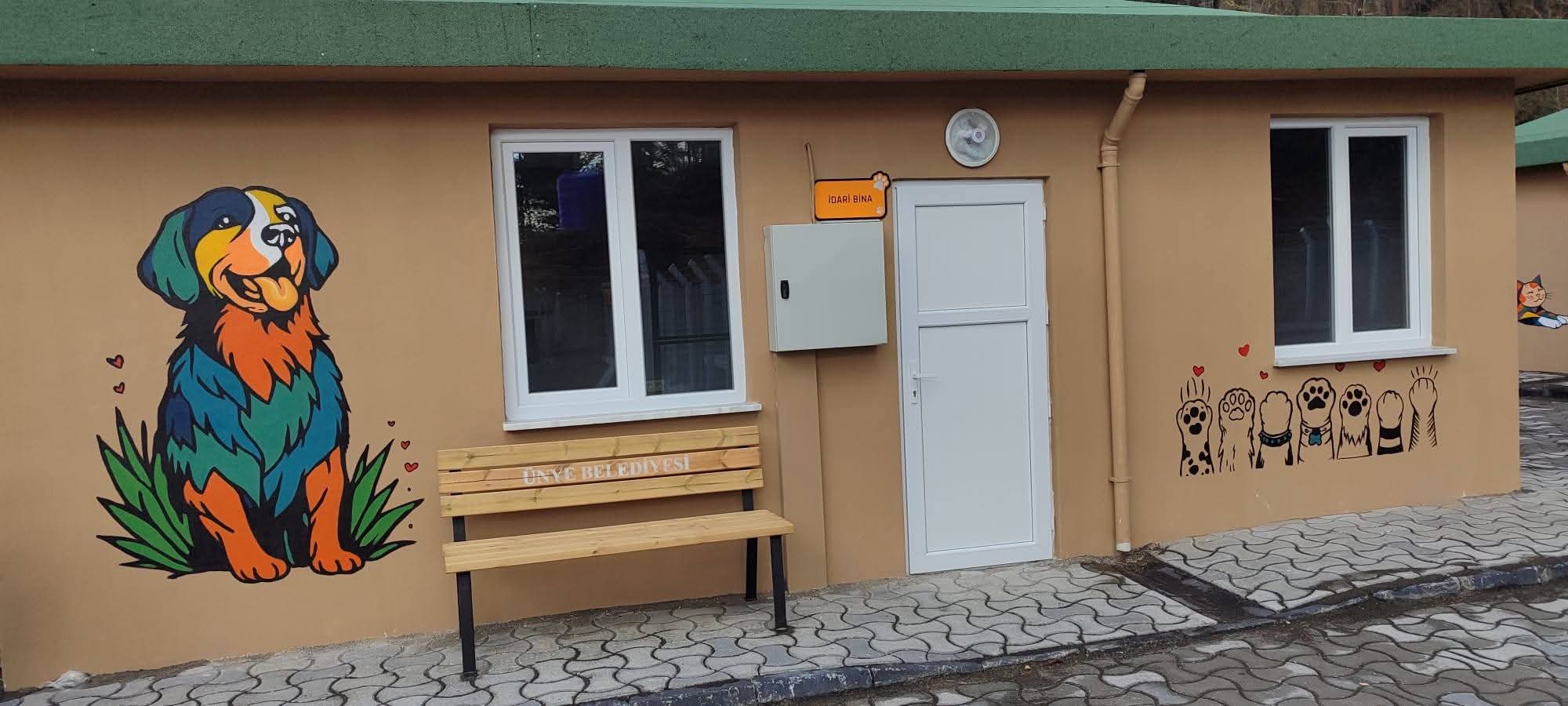 Ünye’de Örnek Barınak ve Doğal Yaşam Alanı Tamamlanma Aşamasına Geldi