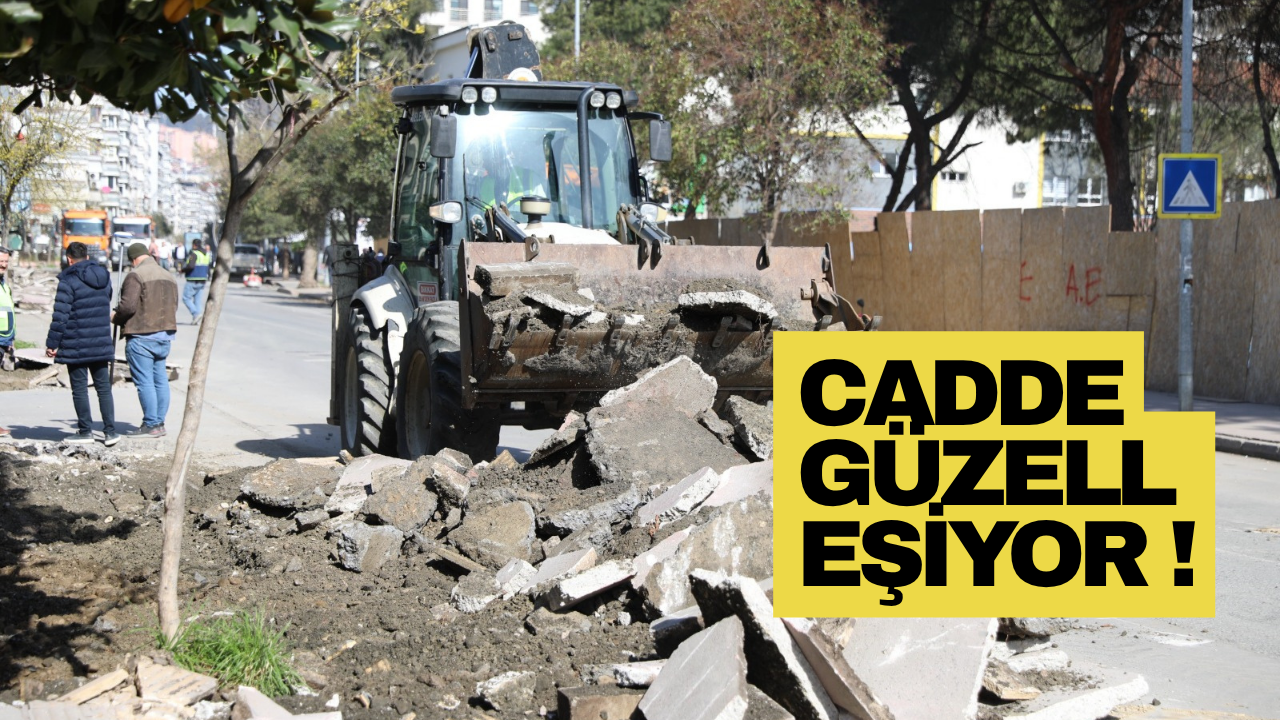 İSTİKLAL CADDESİ’NDE ASFALT VE KALDIRIM ÇALIŞMALARINA BAŞLANDI