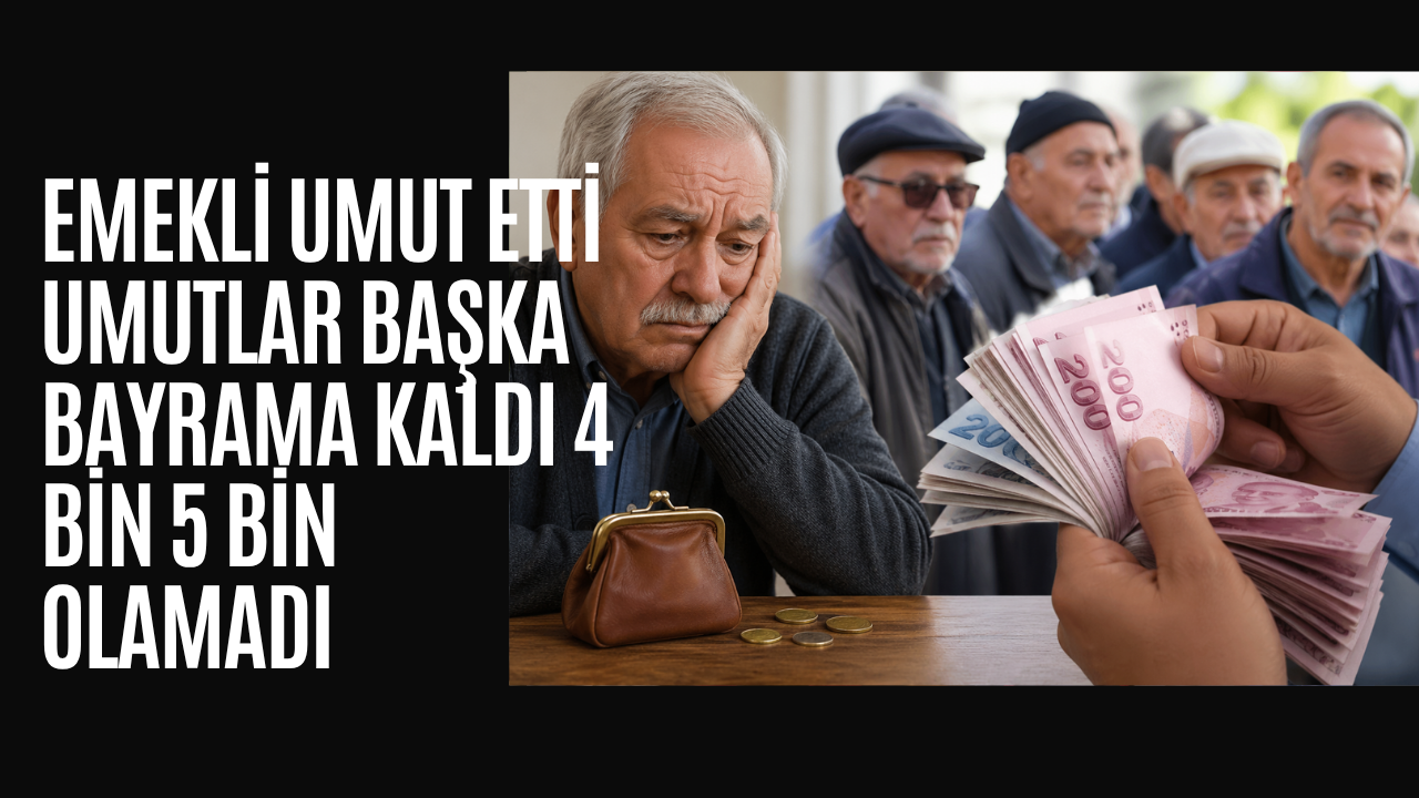 UMUTLAR YİNE BAŞKA BİR BAYRAMA ERTELENDİ 