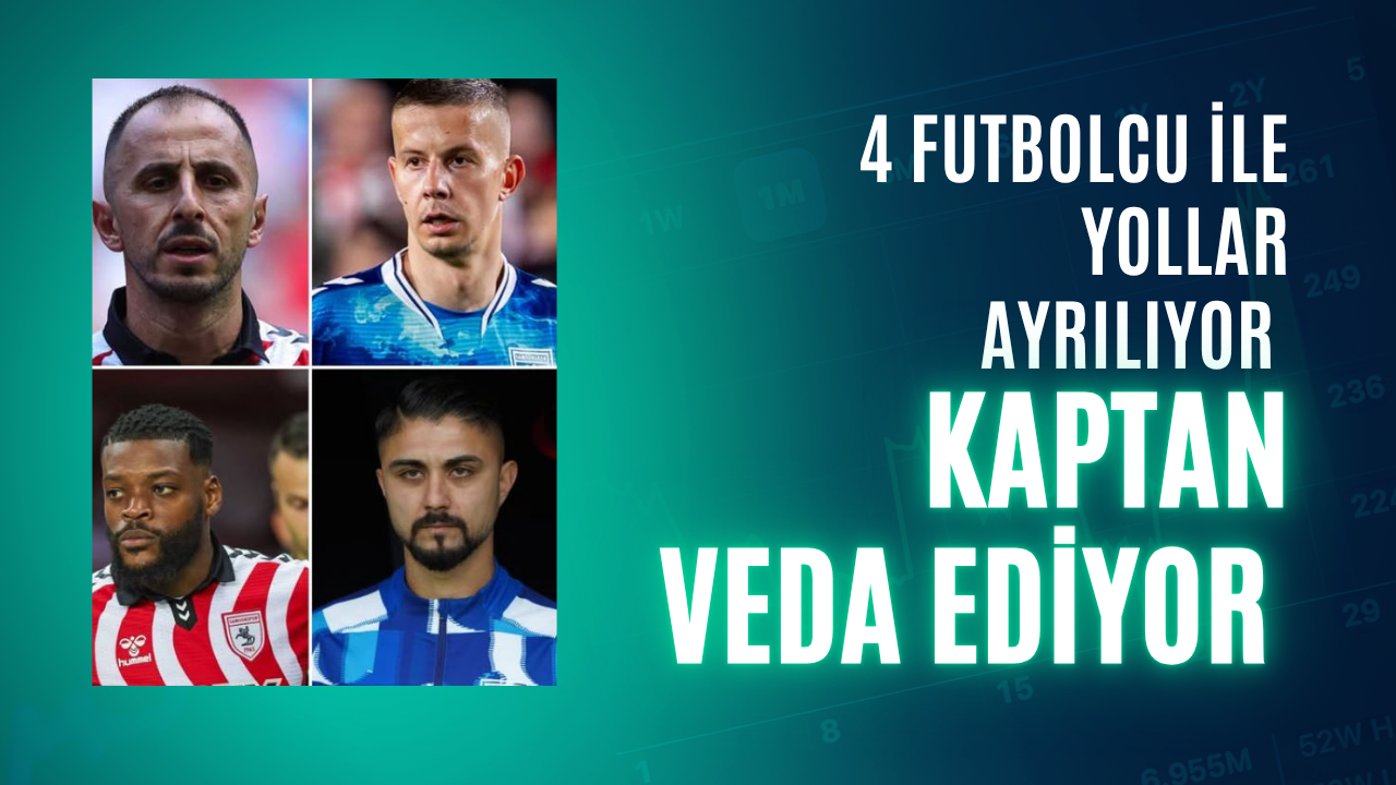 Samsunspor’da 4 futbolcuya veda: Göztepe maçı son kez kırmızı-beyazlı formayla