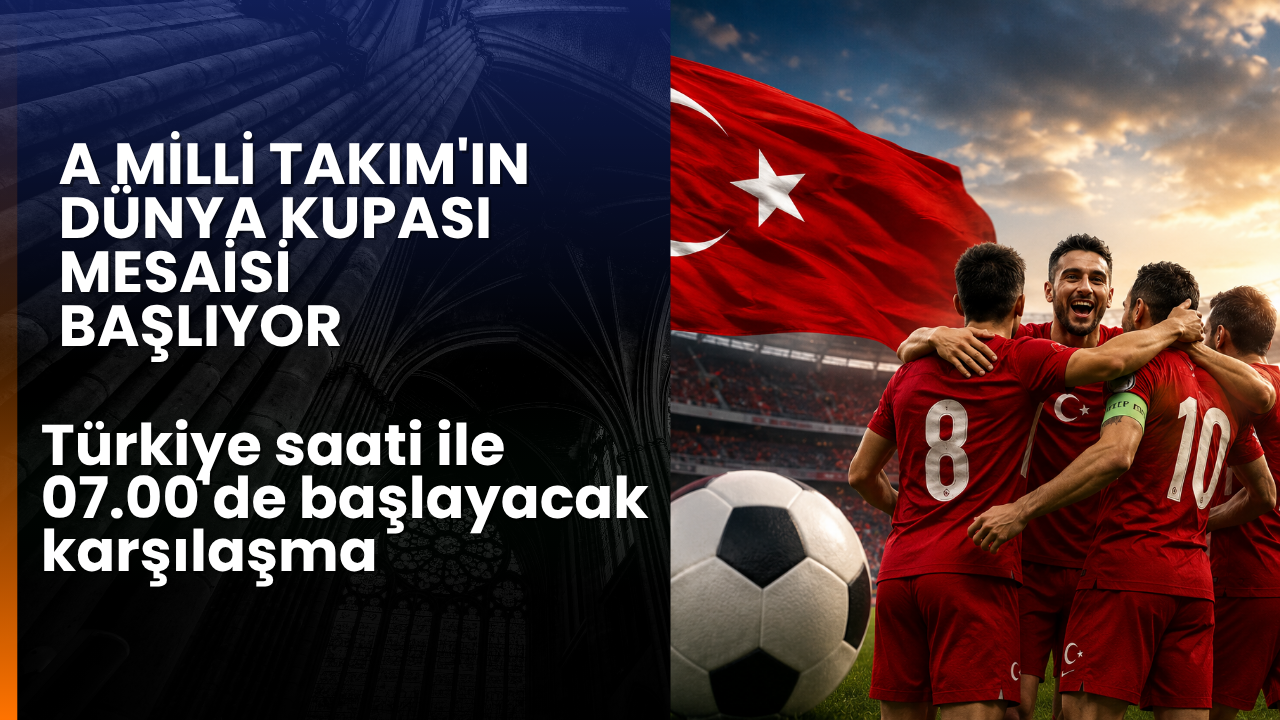 A Milli Takım'ın Dünya Kupası Mesaisi Başlıyor