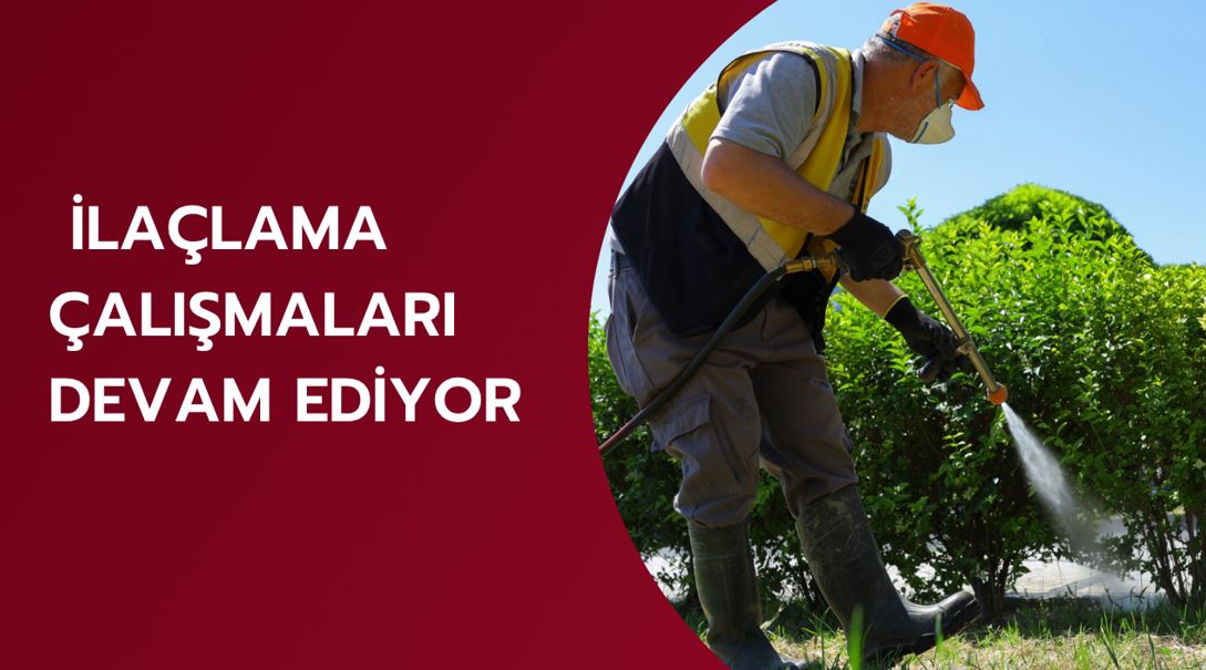 ilaçlama çalışmaları devam ediyor