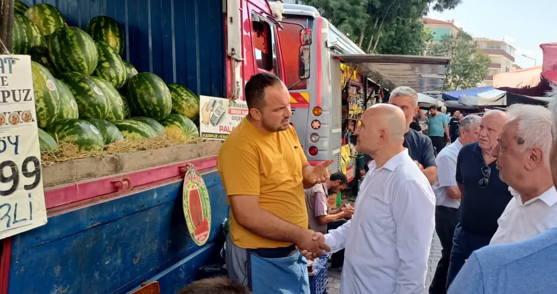 Erhan Usta’dan Atakum’da Pazar Ziyareti