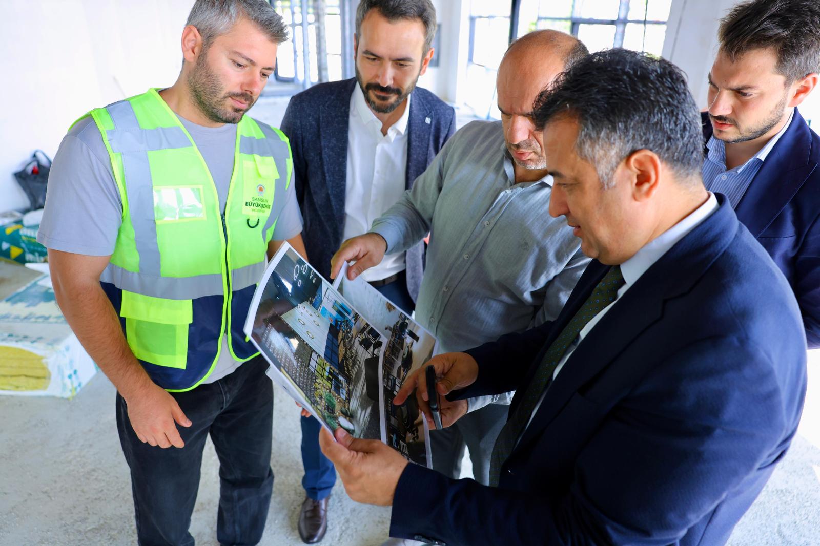 BAŞKAN DOĞAN İLKADIM BALIK RESTORANI’NDAKİ ÇALIŞMALARI YERİNDE İNCELEDİ