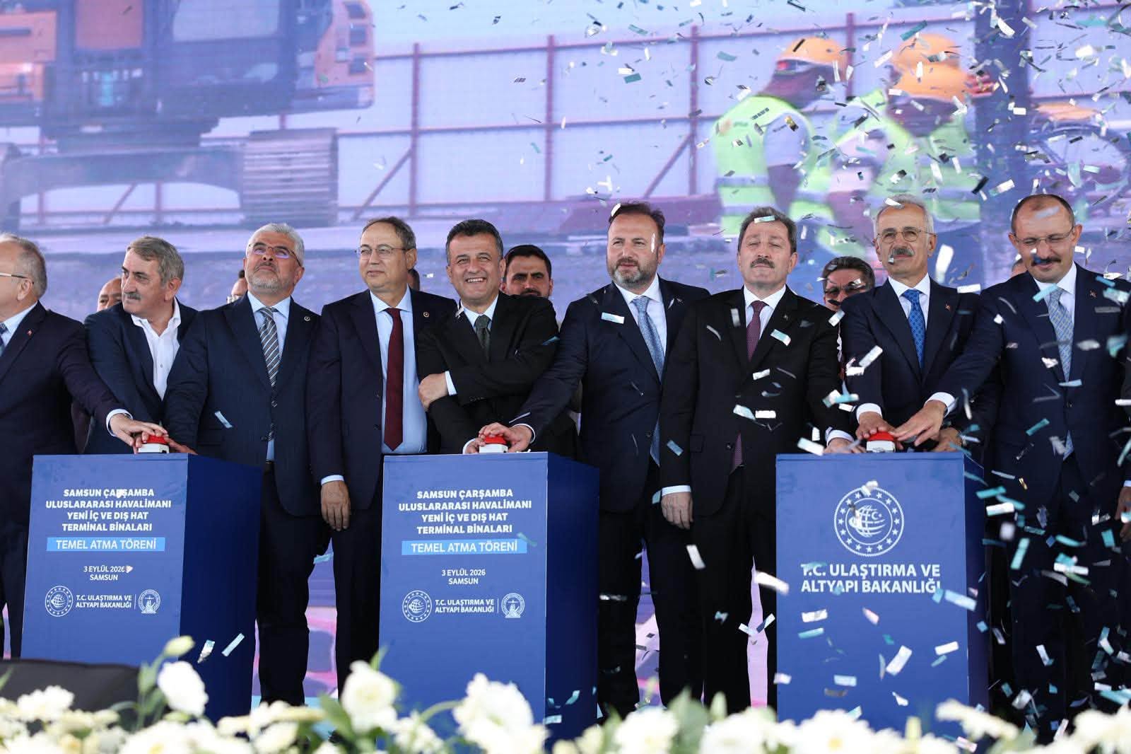 Samsun Çarşamba Havalimanı’nda Yeni Dönem: Yeni Terminal Binasının Temeli Atıldı