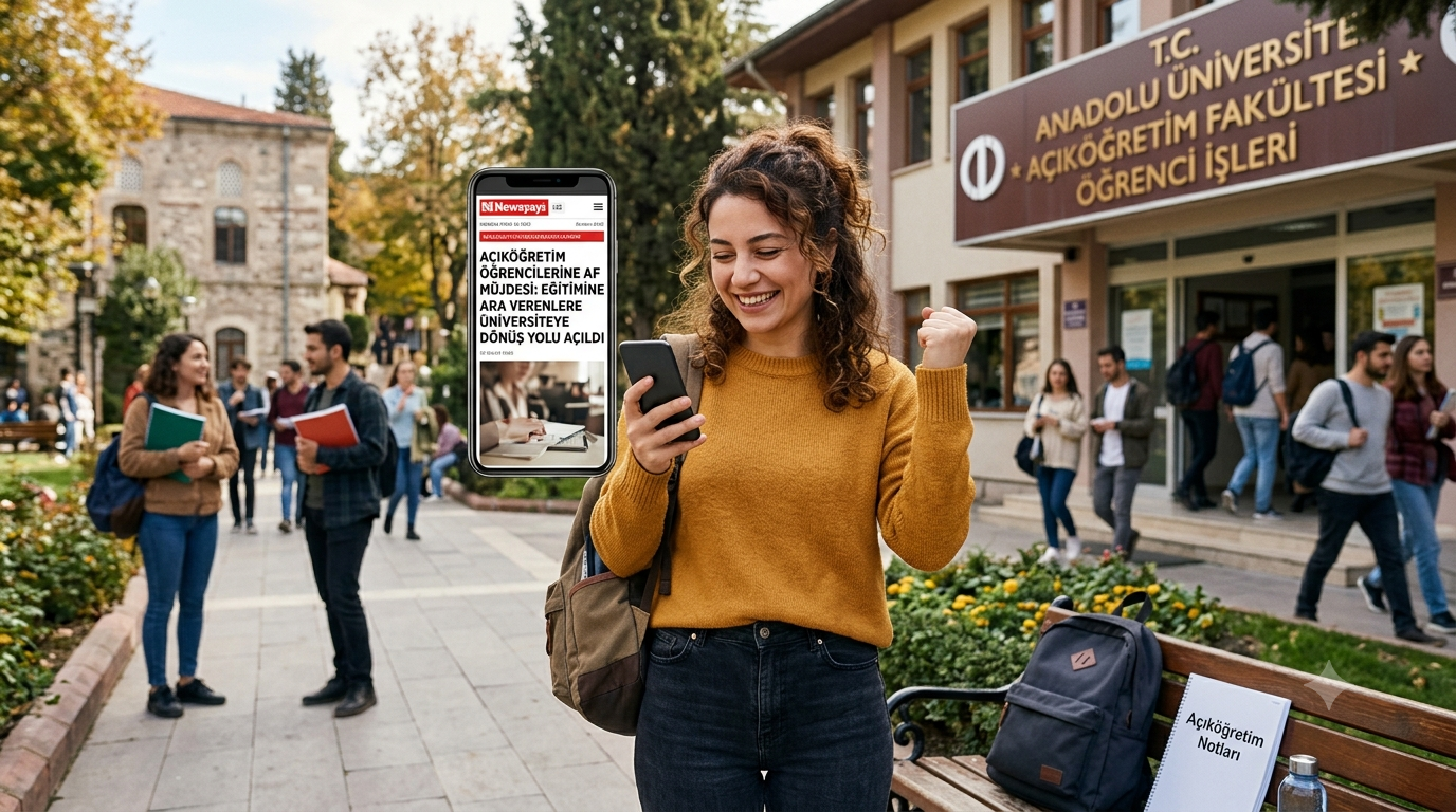 Açıköğretim Öğrencilerine Af Müjdesi: Eğitimine Ara Verenlere Üniversiteye Dönüş Yolu Açıldı