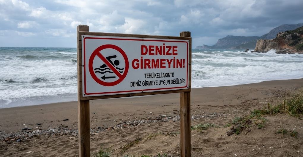 Valilikten uyarı geldi denize girmeyin !