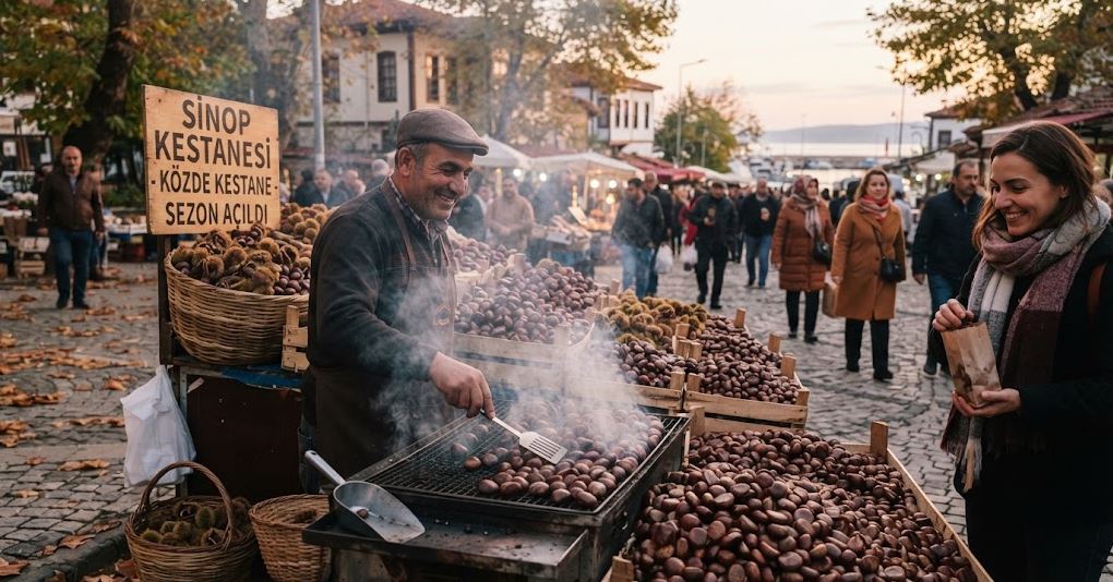 KESTANE SEVERLERE MÜJDE! SİNOP KESTANESİ ÇIKTI