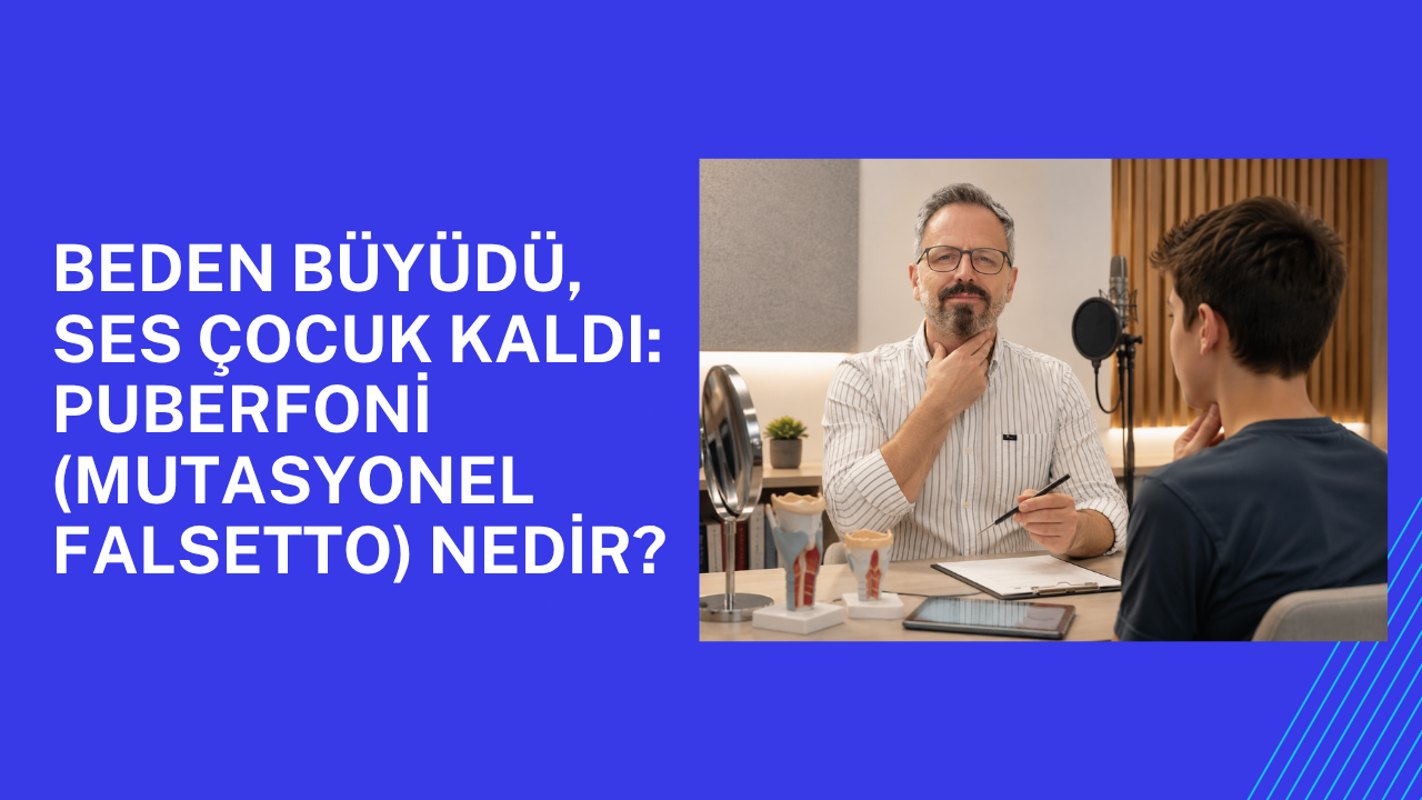 Beden Büyüdü, Ses Çocuk Kaldı: Puberfoni  (Mutasyonel Falsetto) Nedir?