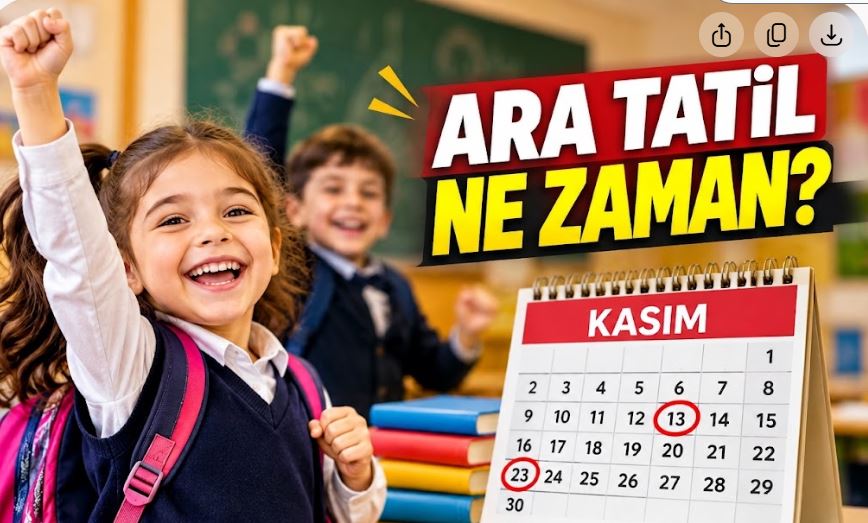 Öğrencilere 9 Günlük Ara Tatil Müjdesi!